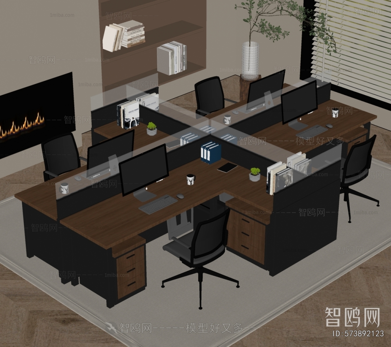 Modern Office Desk And Chair