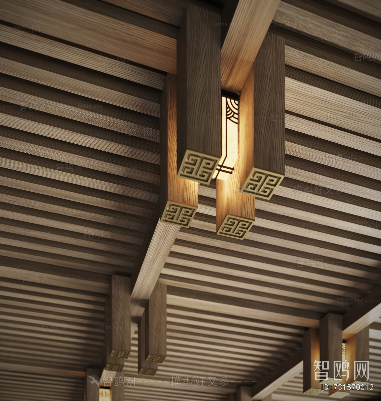 New Chinese Style Suspended Ceiling