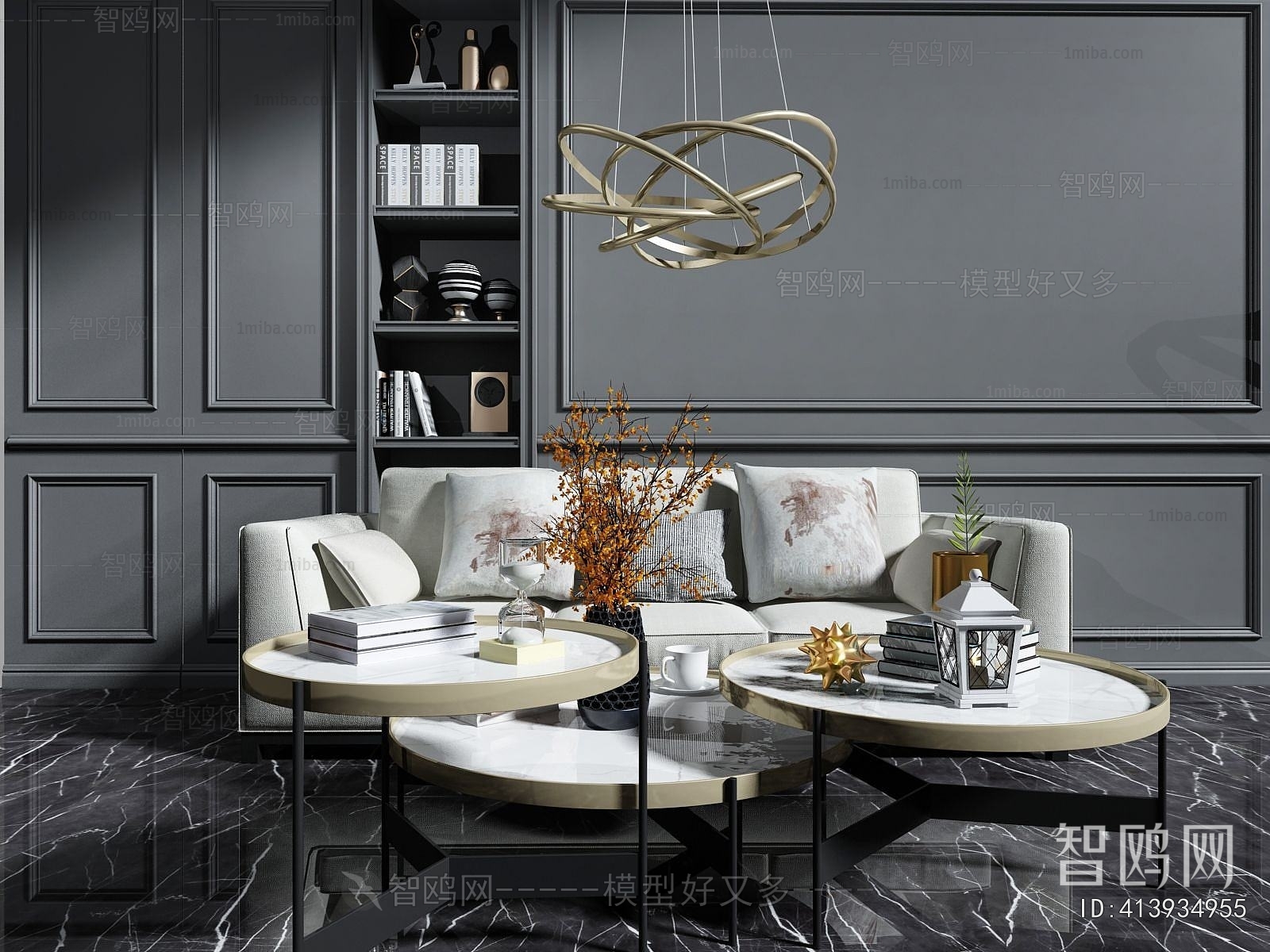 Modern Three-seat Sofa