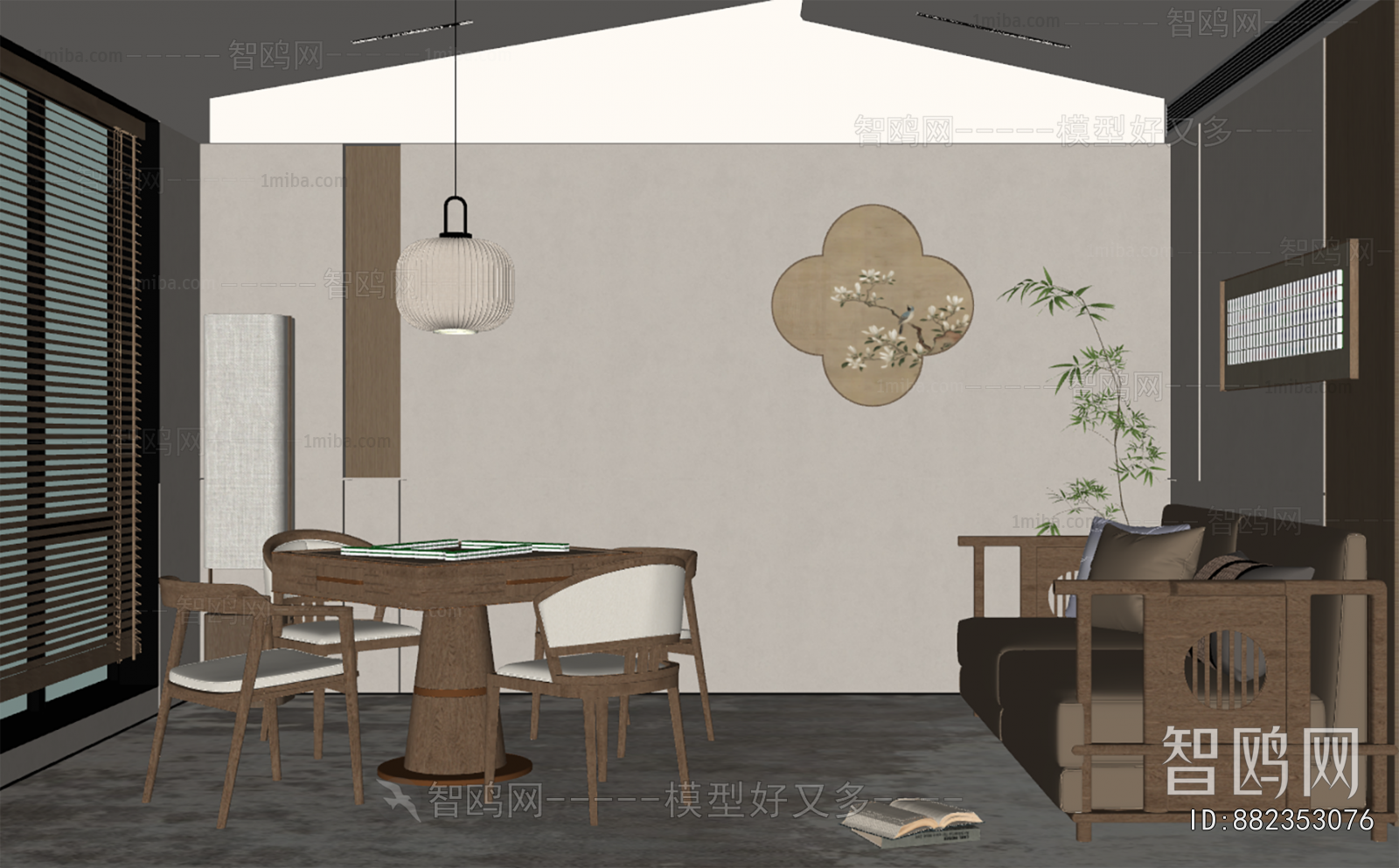 New Chinese Style Chess And Card Room