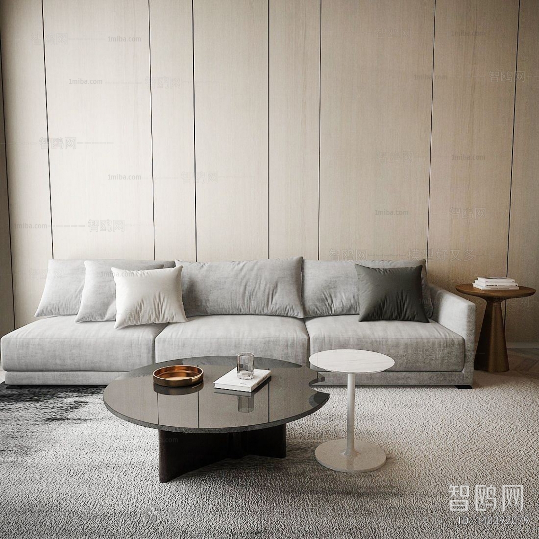 Modern Three-seat Sofa