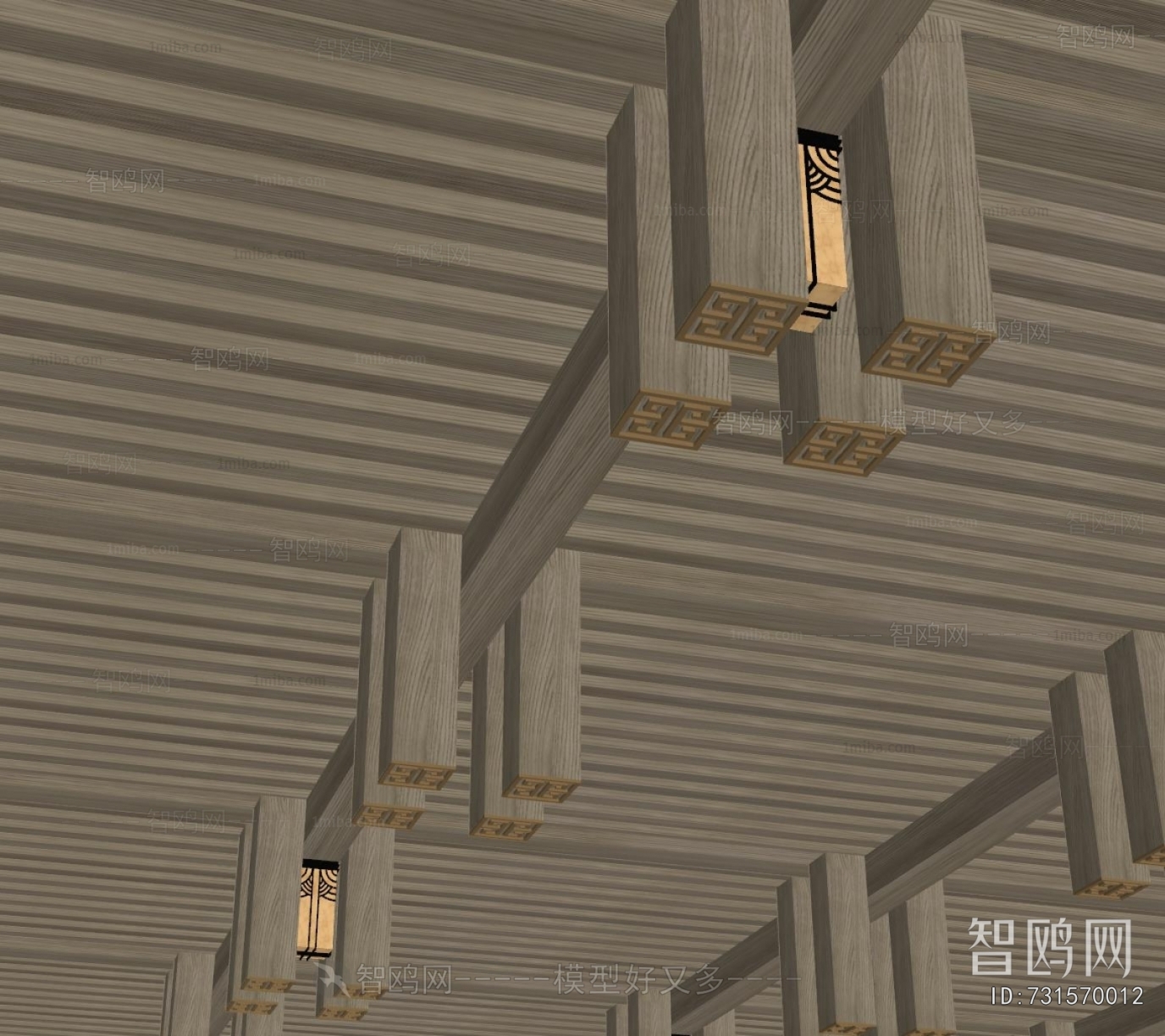 New Chinese Style Suspended Ceiling