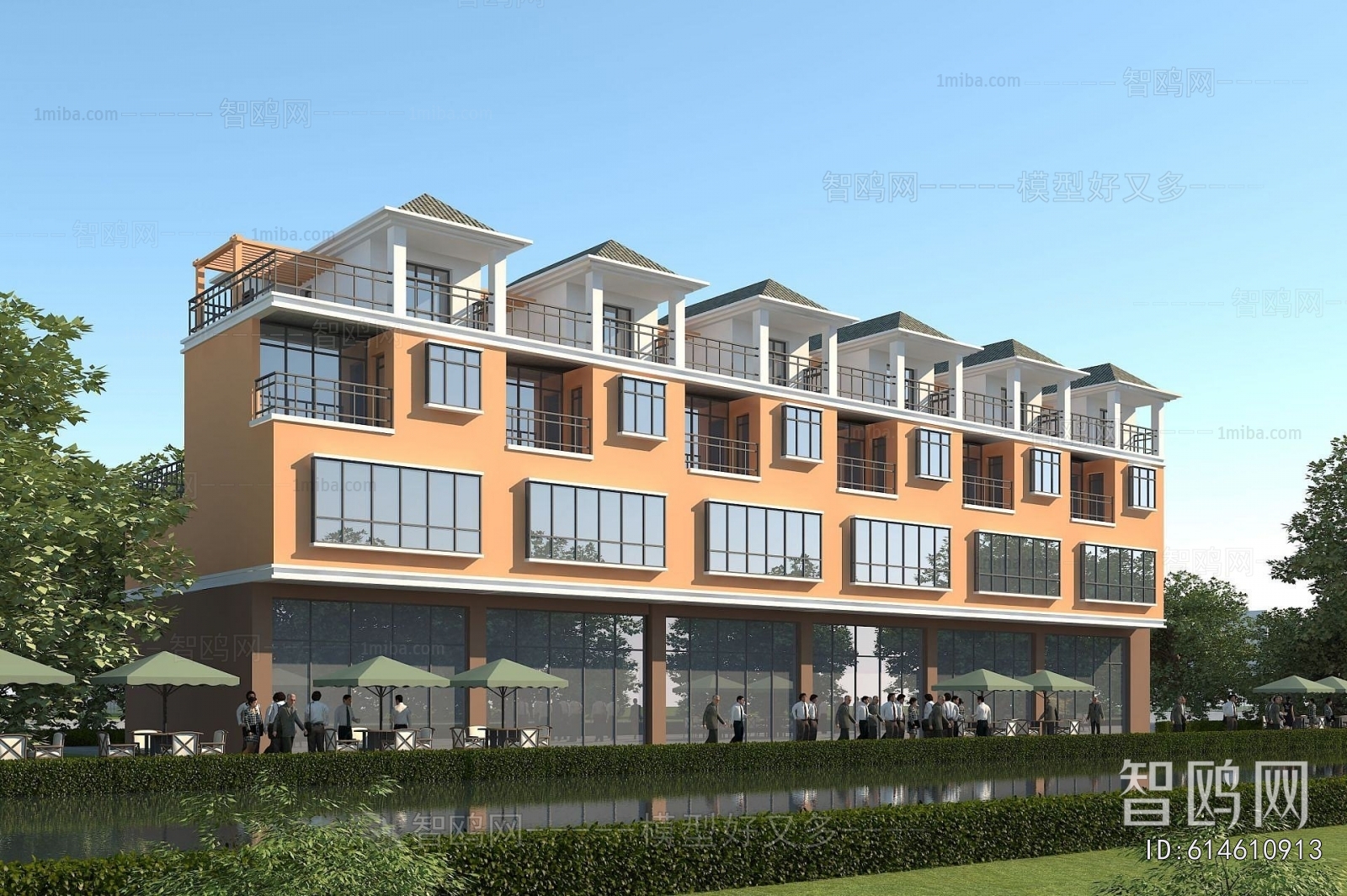 Modern Appearance Of Commercial Building