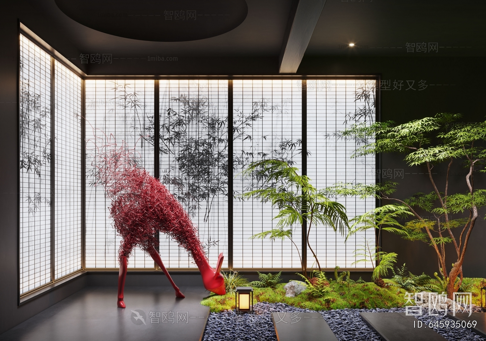 New Chinese Style Plant Landscaping