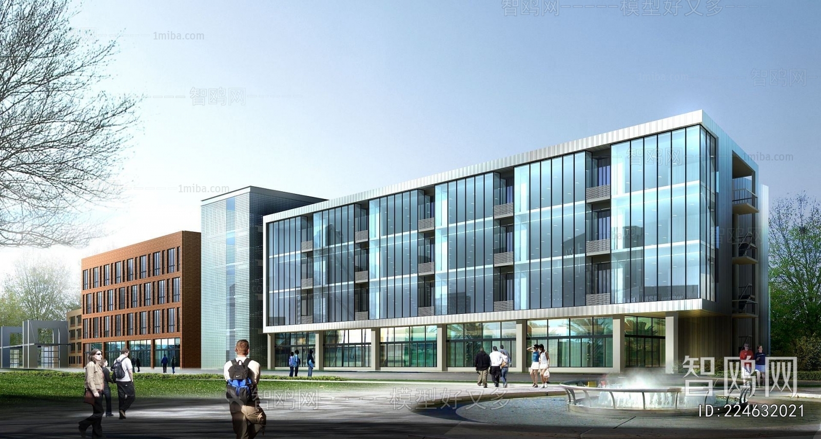 Modern School Building