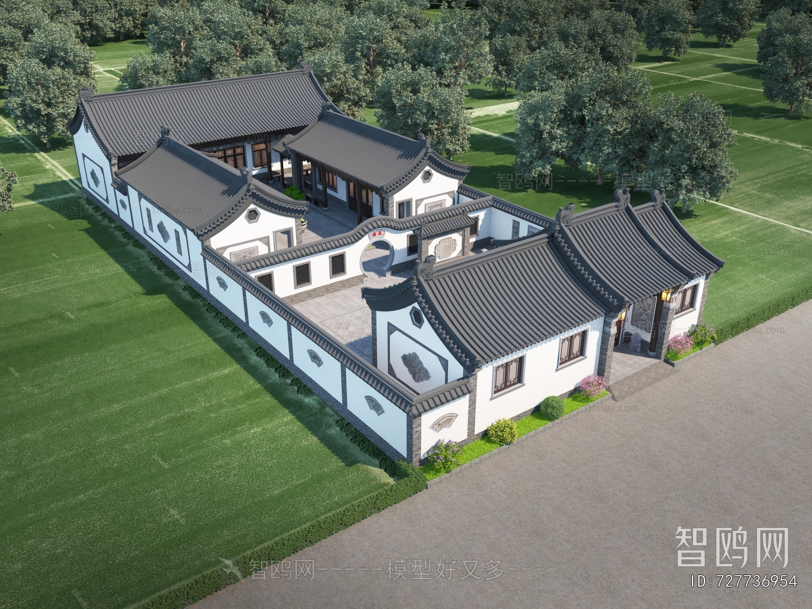 Chinese Style Residential Building