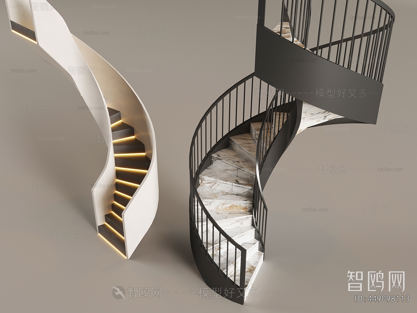 Modern Rotating Staircase