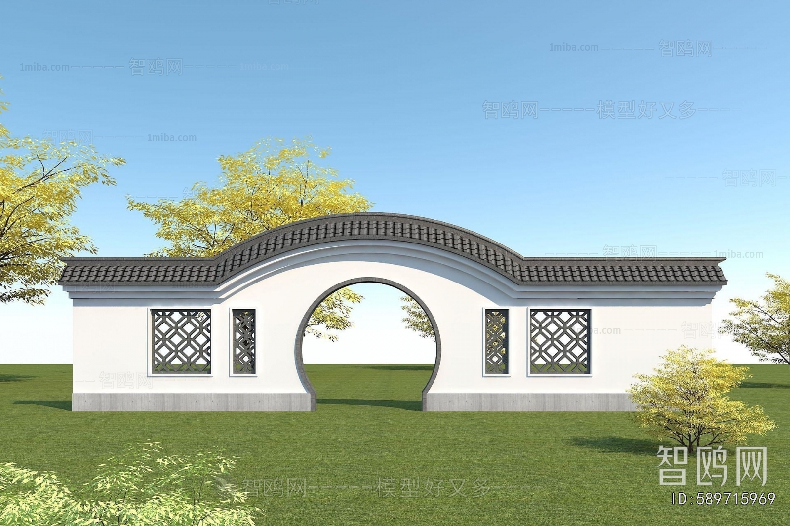 Chinese Style Landscape Wall