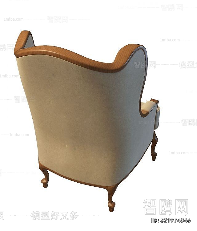 Simple European Style Single Sofa