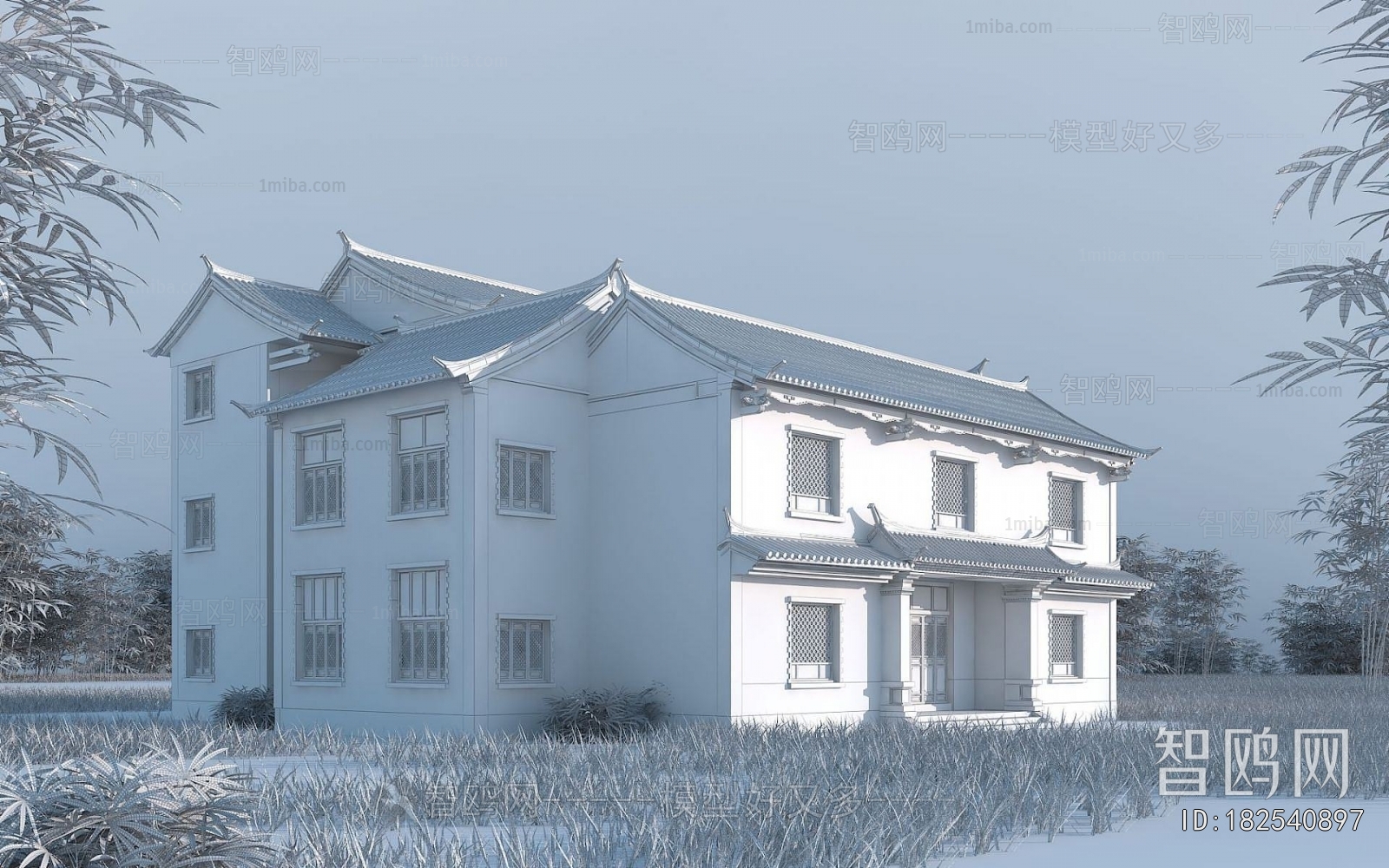 Chinese Style Villa Appearance