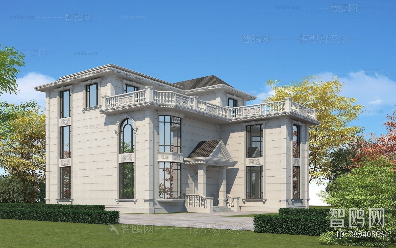 Simple European Style Detached Villa