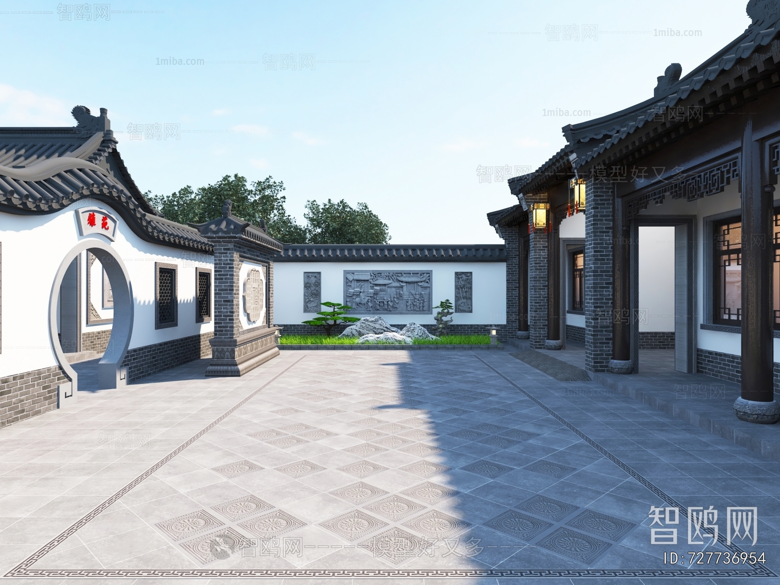 Chinese Style Residential Building