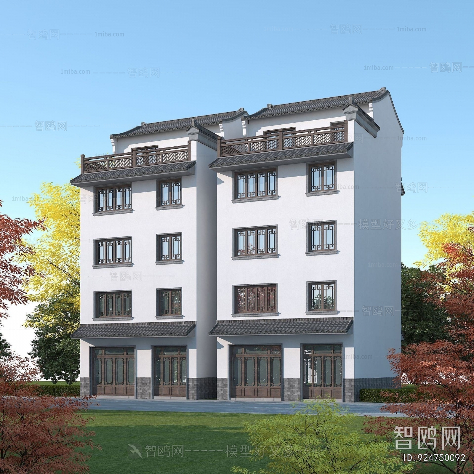 New Chinese Style Residential Building