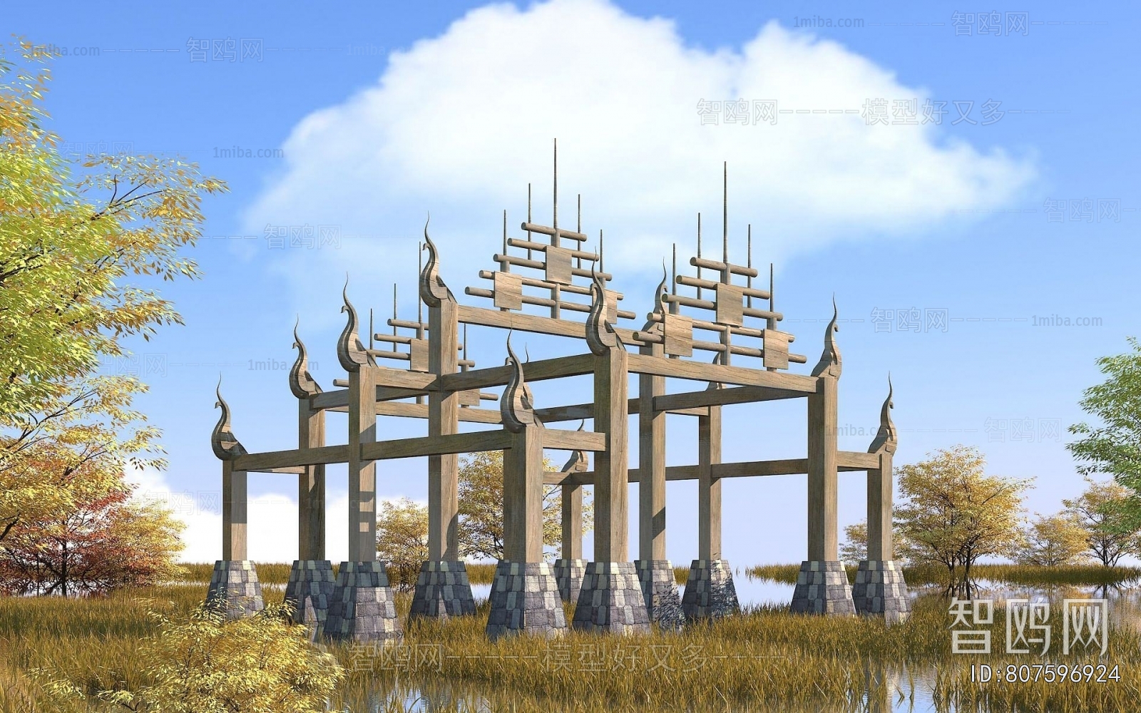 Modern Decorated Archway