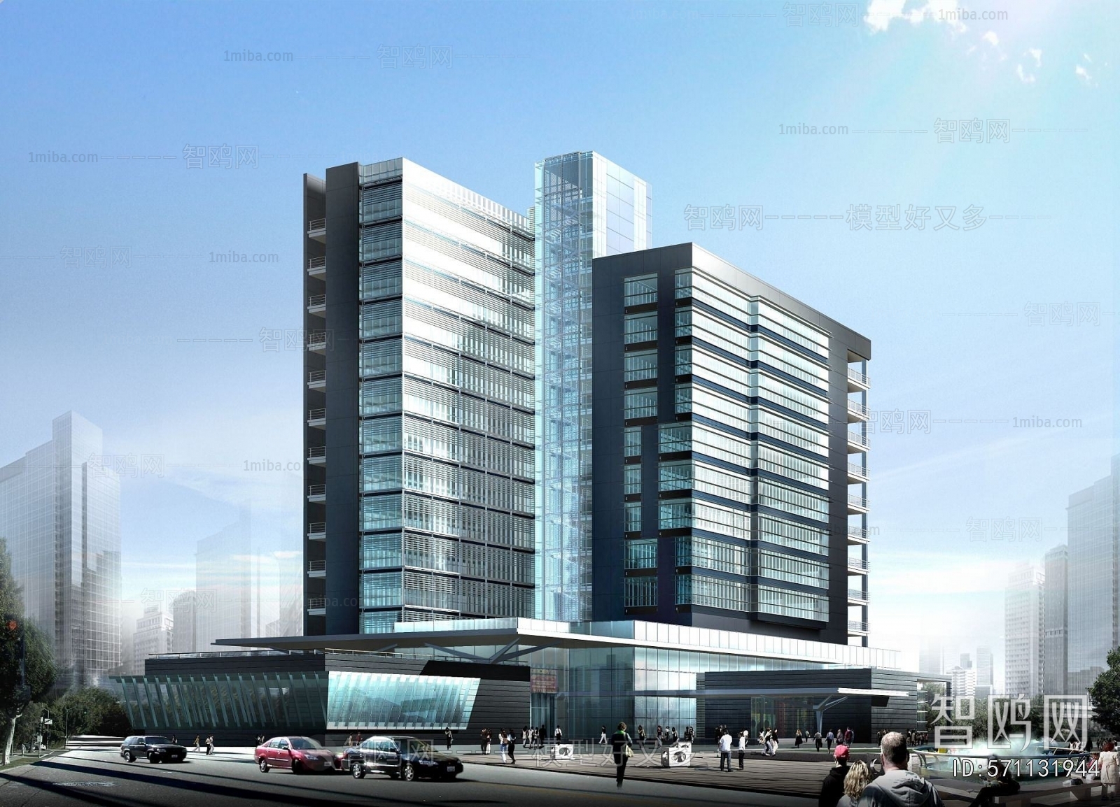 Modern Appearance Of Commercial Building