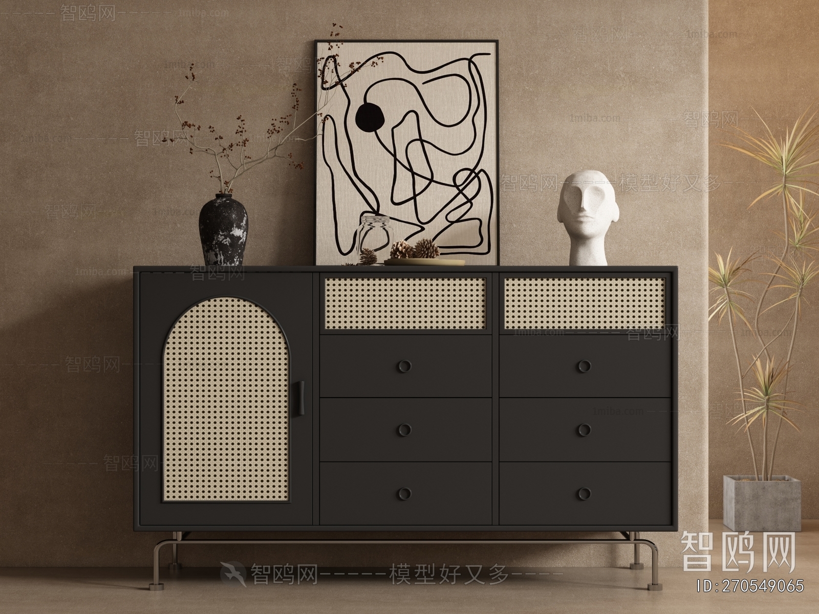 Modern Side Cabinet/Entrance Cabinet