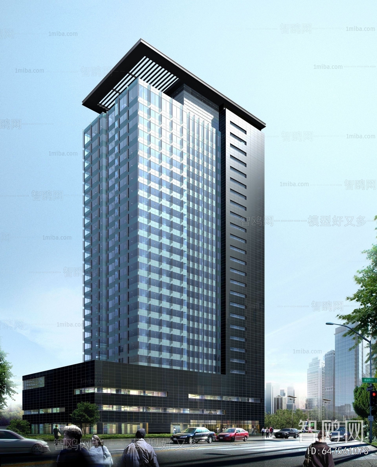 Modern Appearance Of Commercial Building