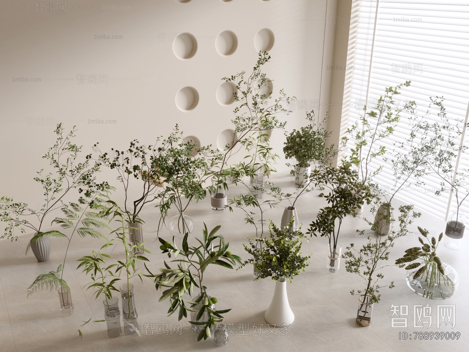 Modern Aquatic Green Plant