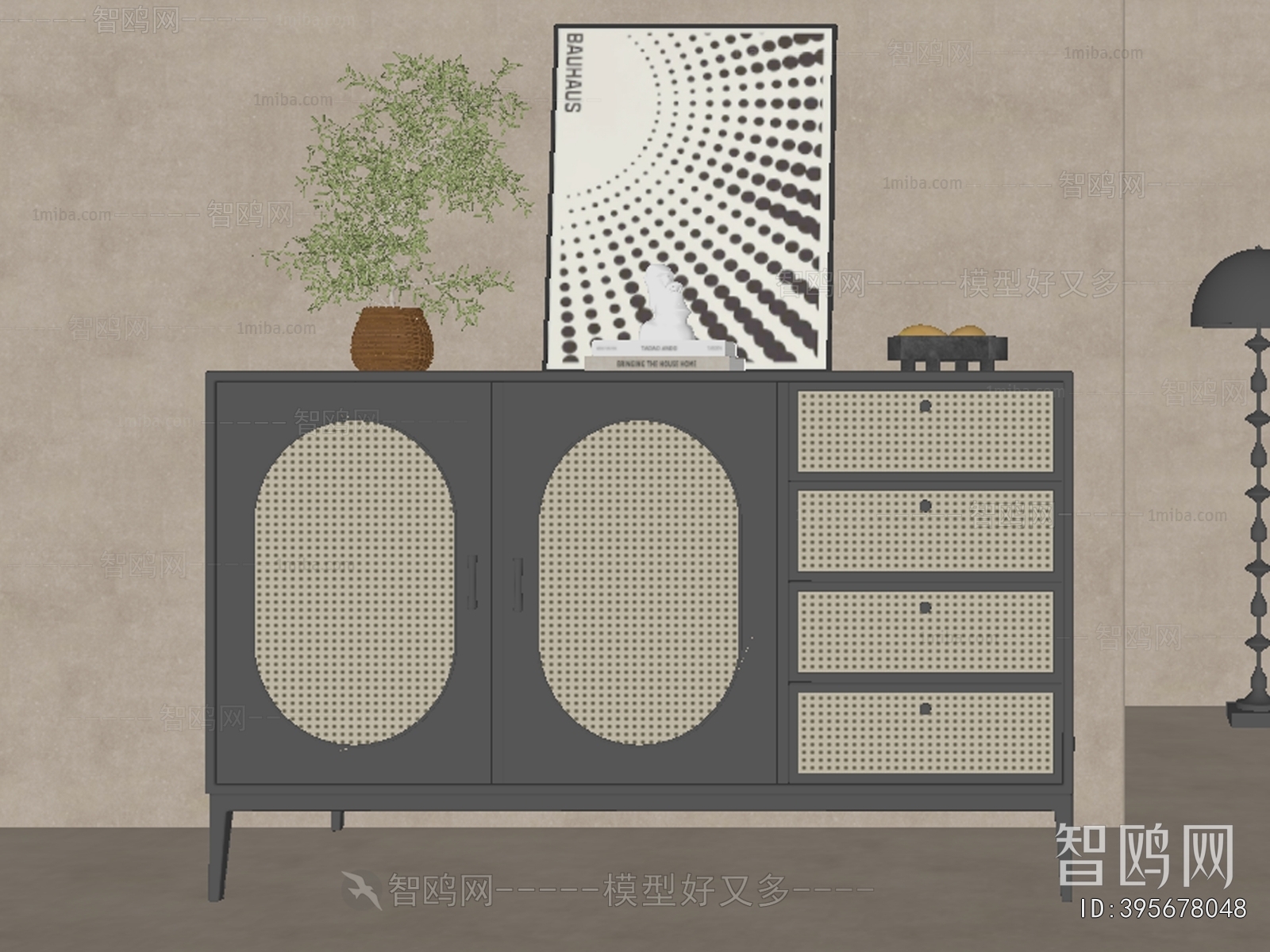 Wabi-sabi Style Side Cabinet/Entrance Cabinet