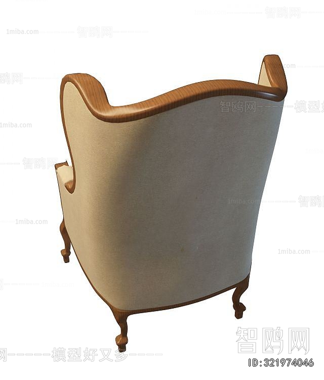 Simple European Style Single Sofa