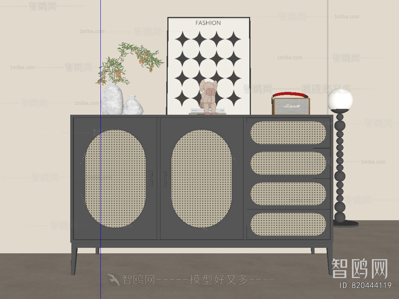 Wabi-sabi Style Side Cabinet/Entrance Cabinet