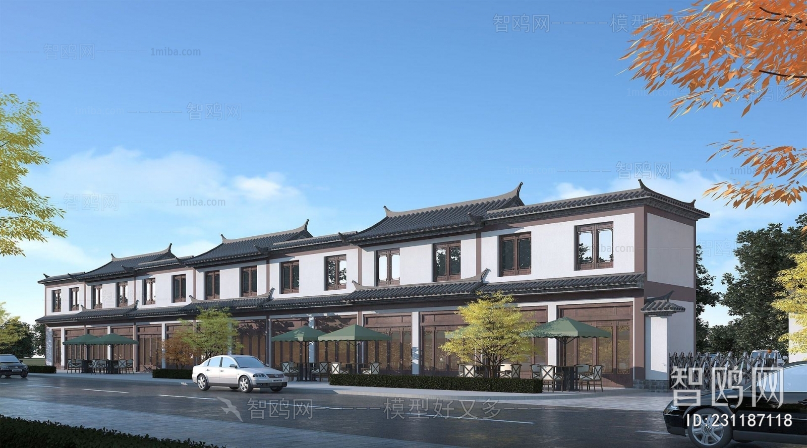 Chinese Style Commercial Street