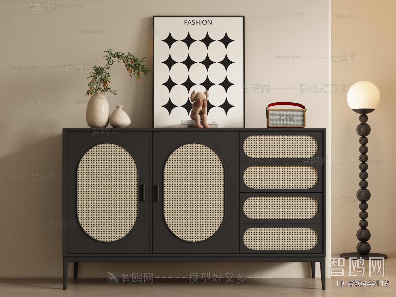 Wabi-sabi Style Side Cabinet/Entrance Cabinet