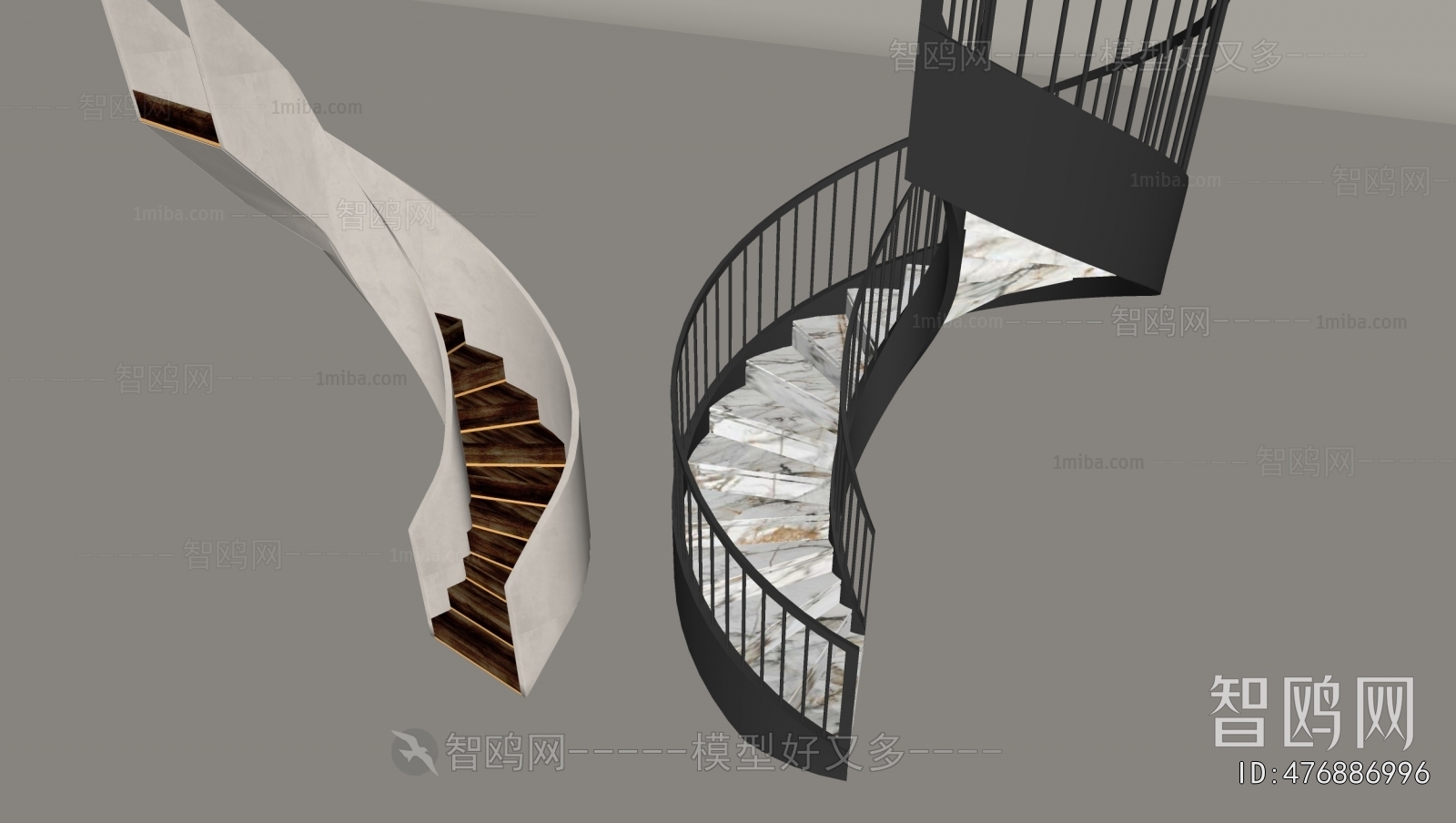 Modern Rotating Staircase