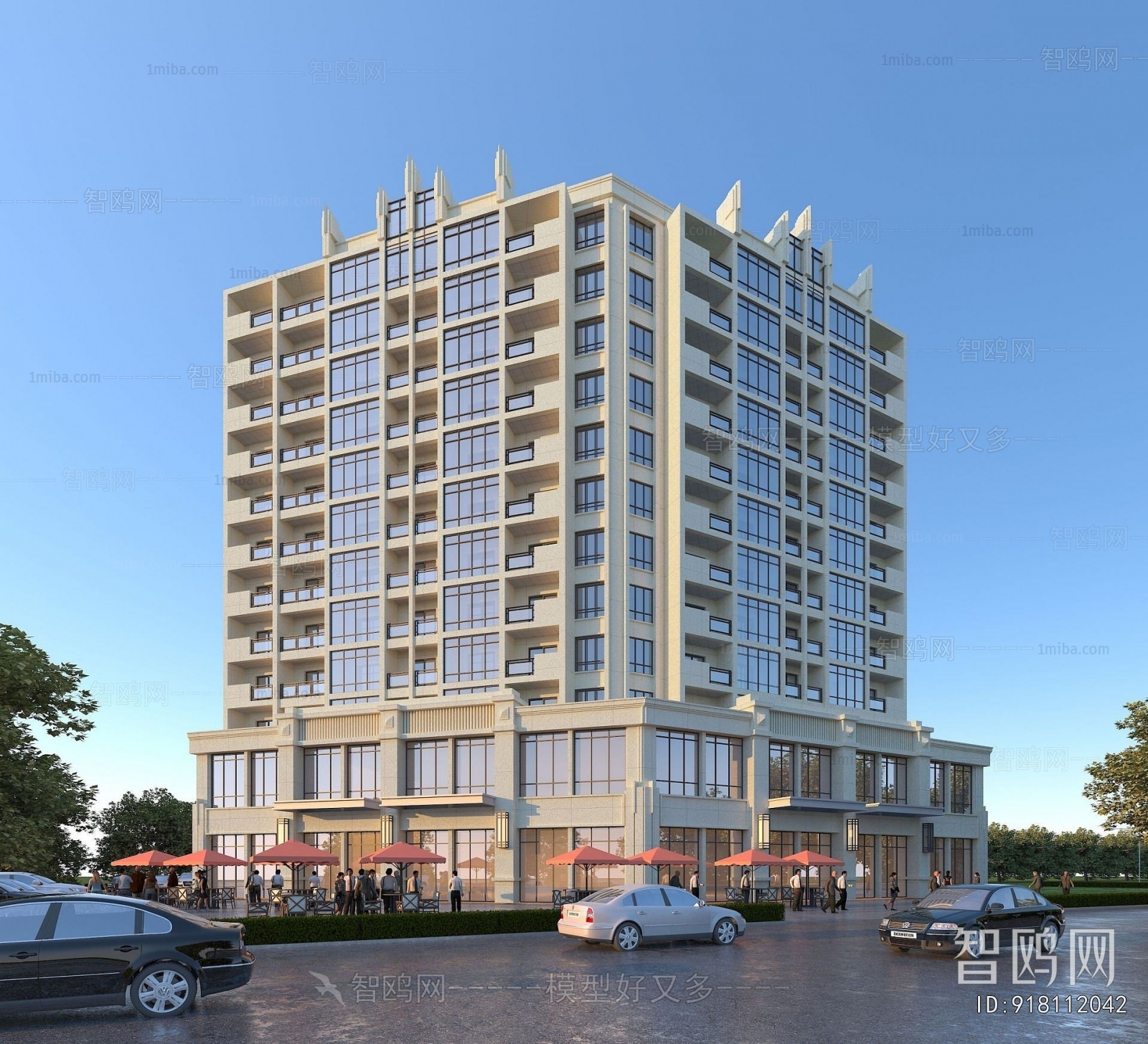 Modern Appearance Of Commercial Building