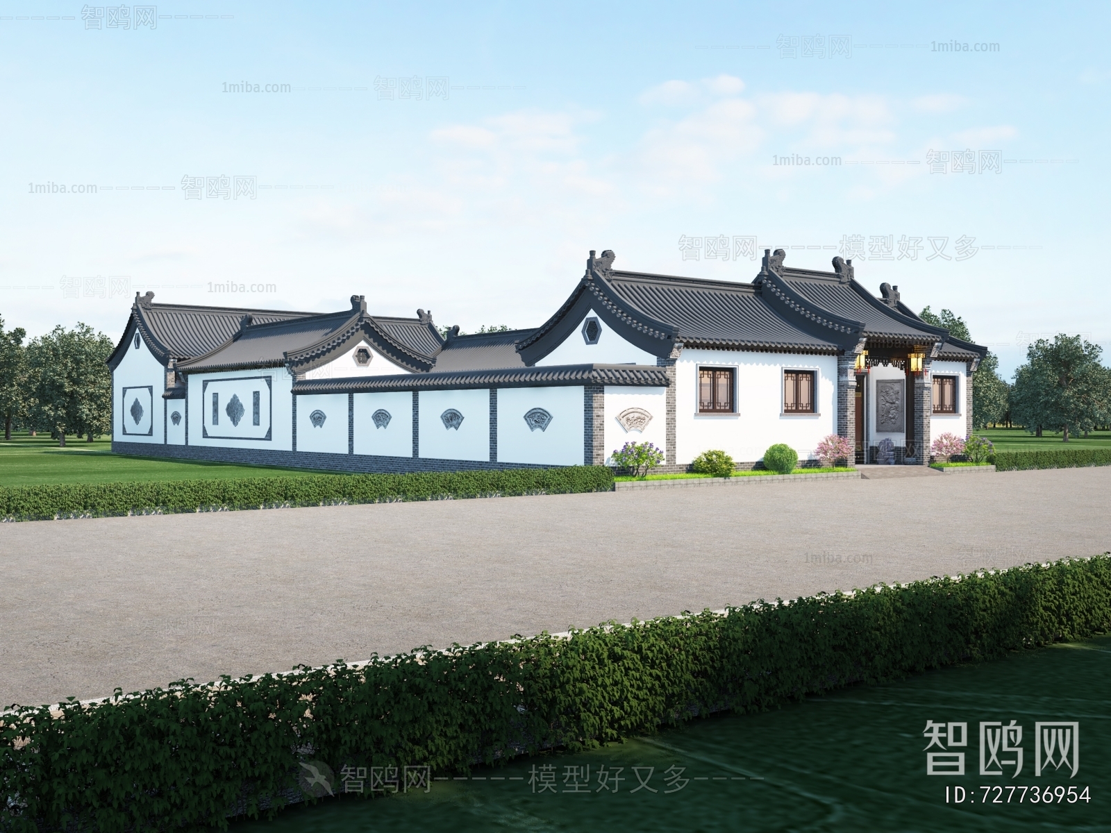 Chinese Style Residential Building