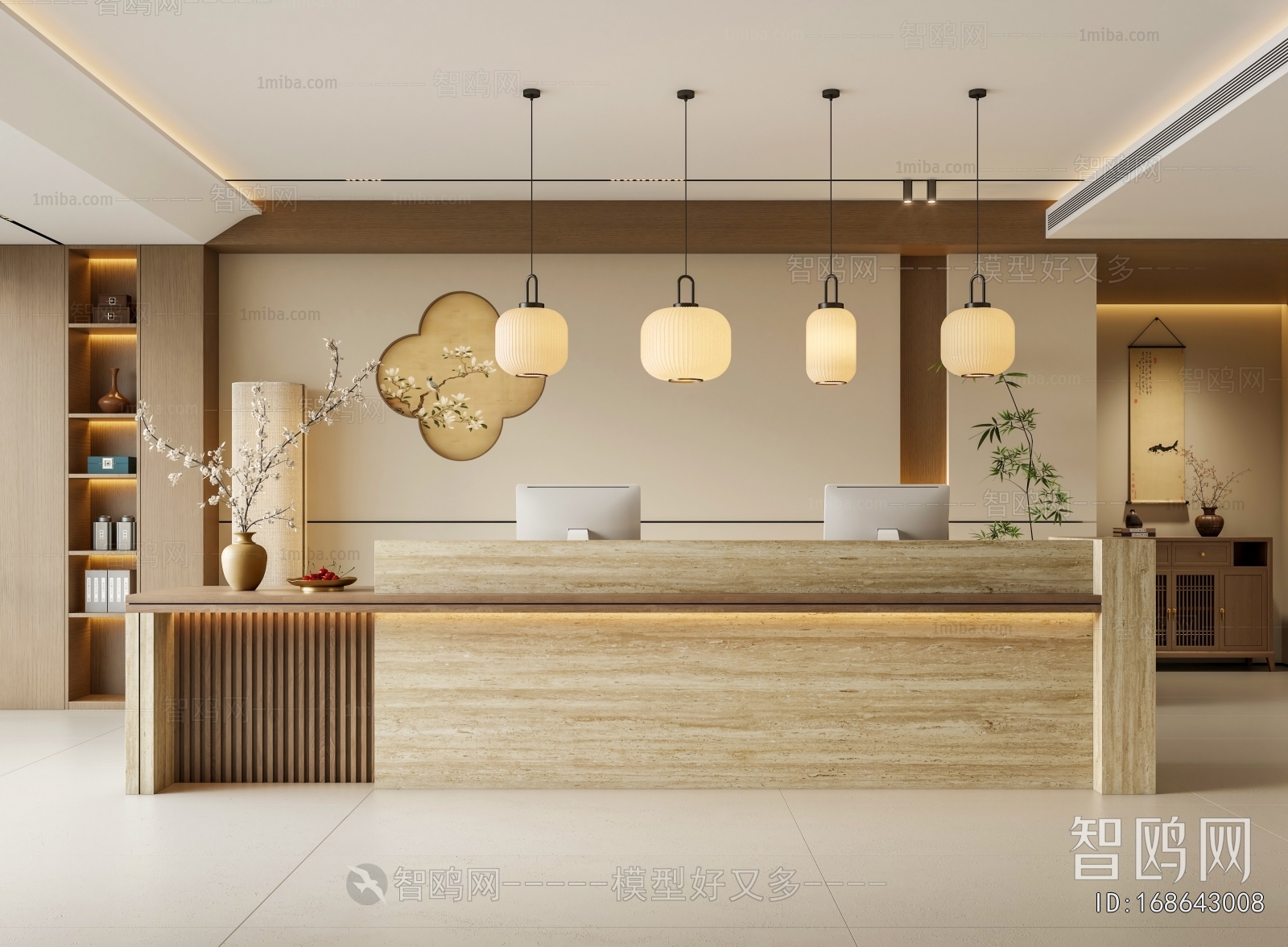 New Chinese Style Lobby Hall