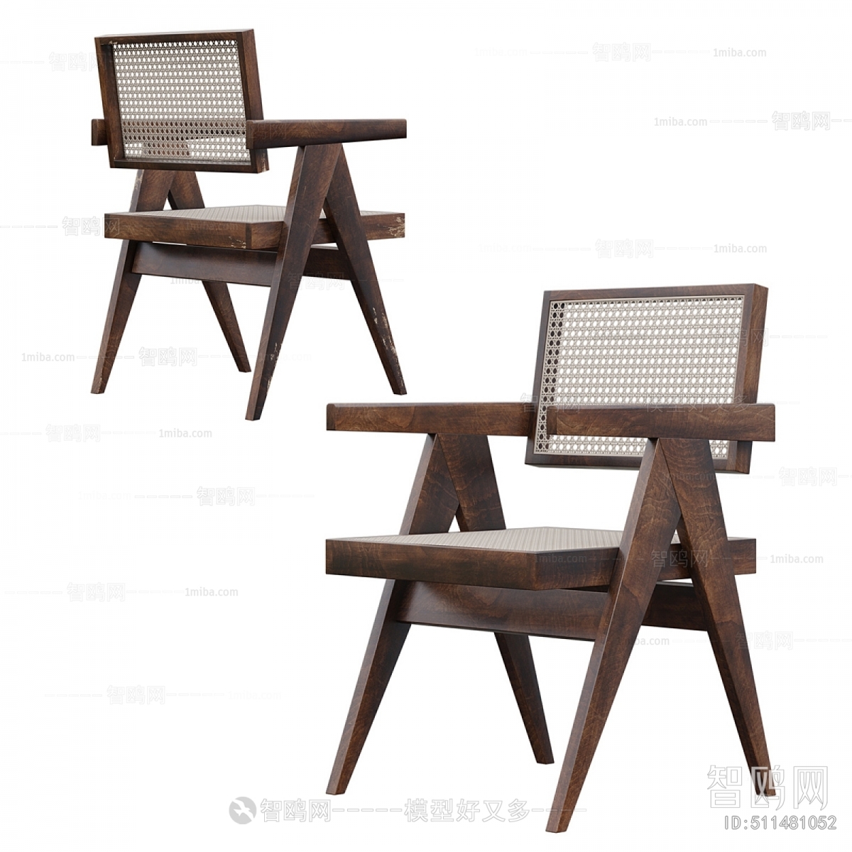 Wabi-sabi Style Lounge Chair