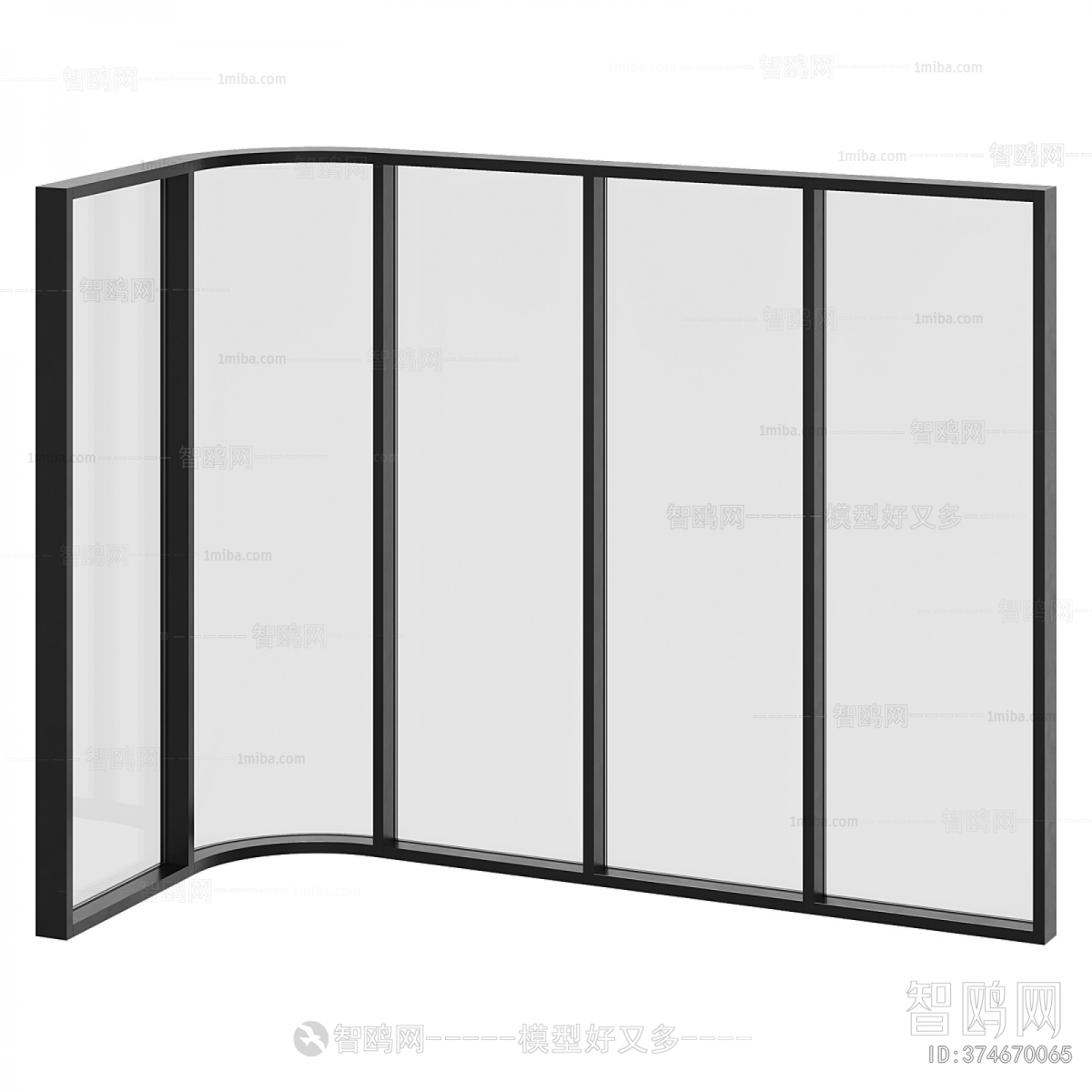 Modern Glass Screen Partition