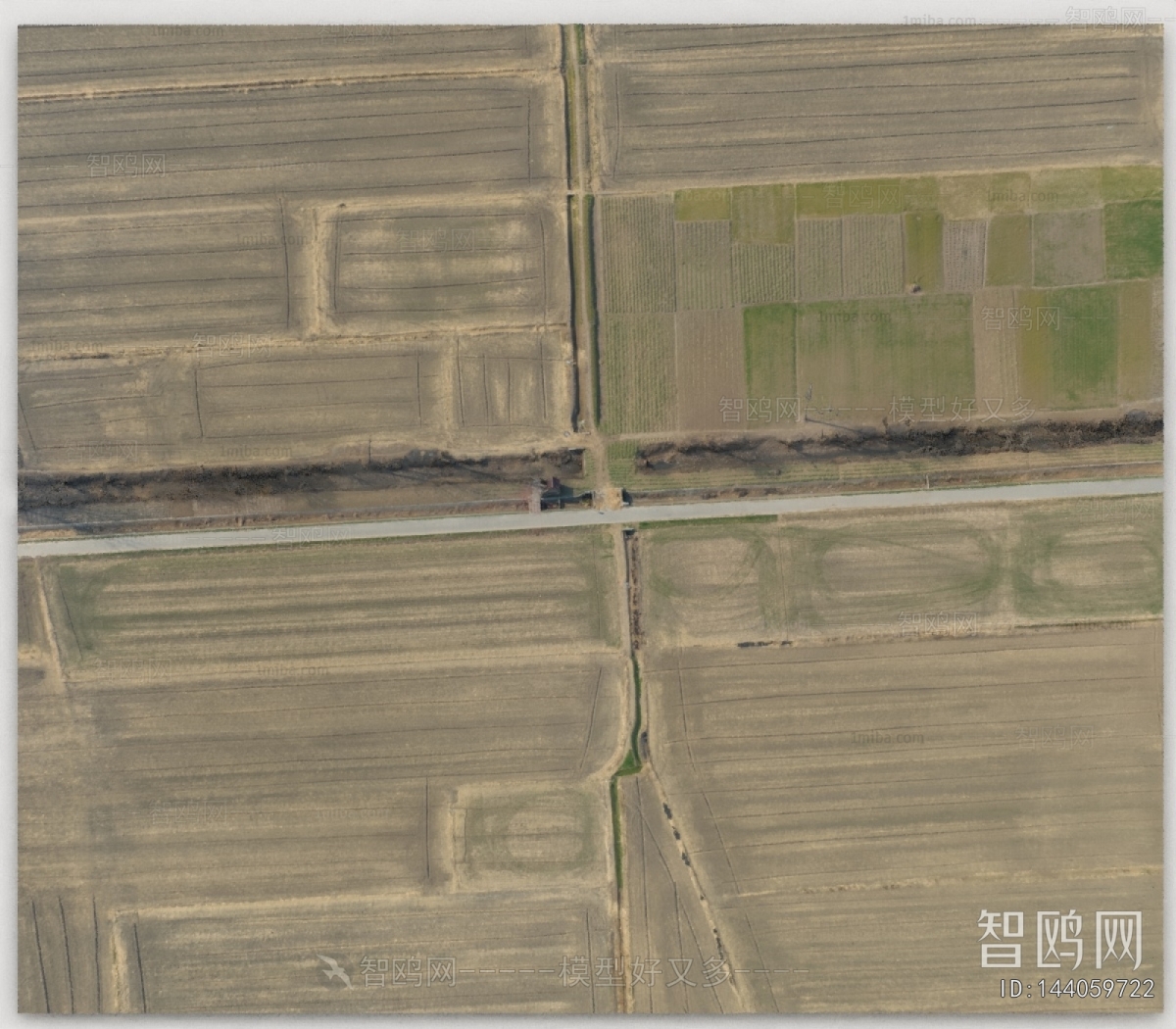 Modern Architectural Bird's-eye View Planning