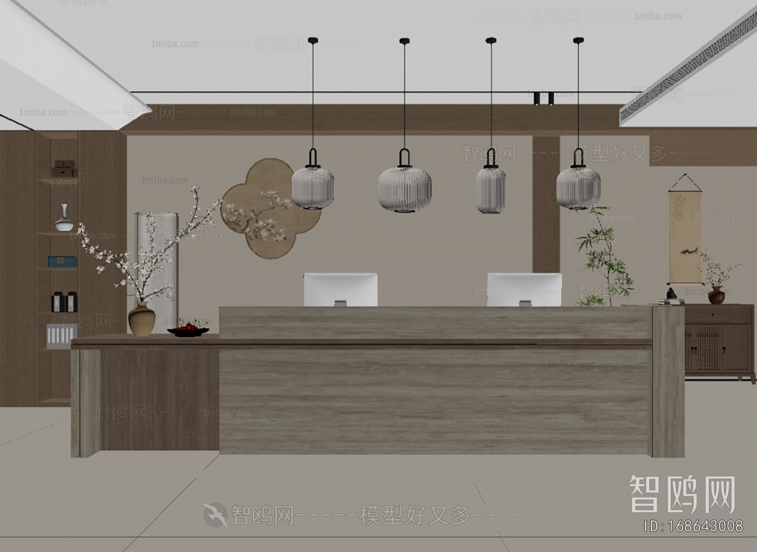 New Chinese Style Lobby Hall