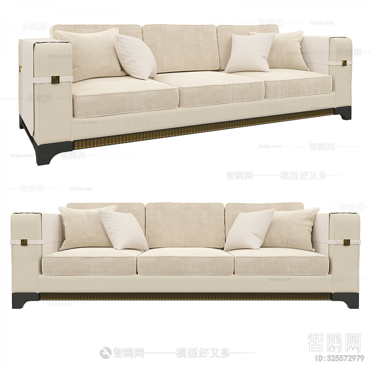 Modern Three-seat Sofa
