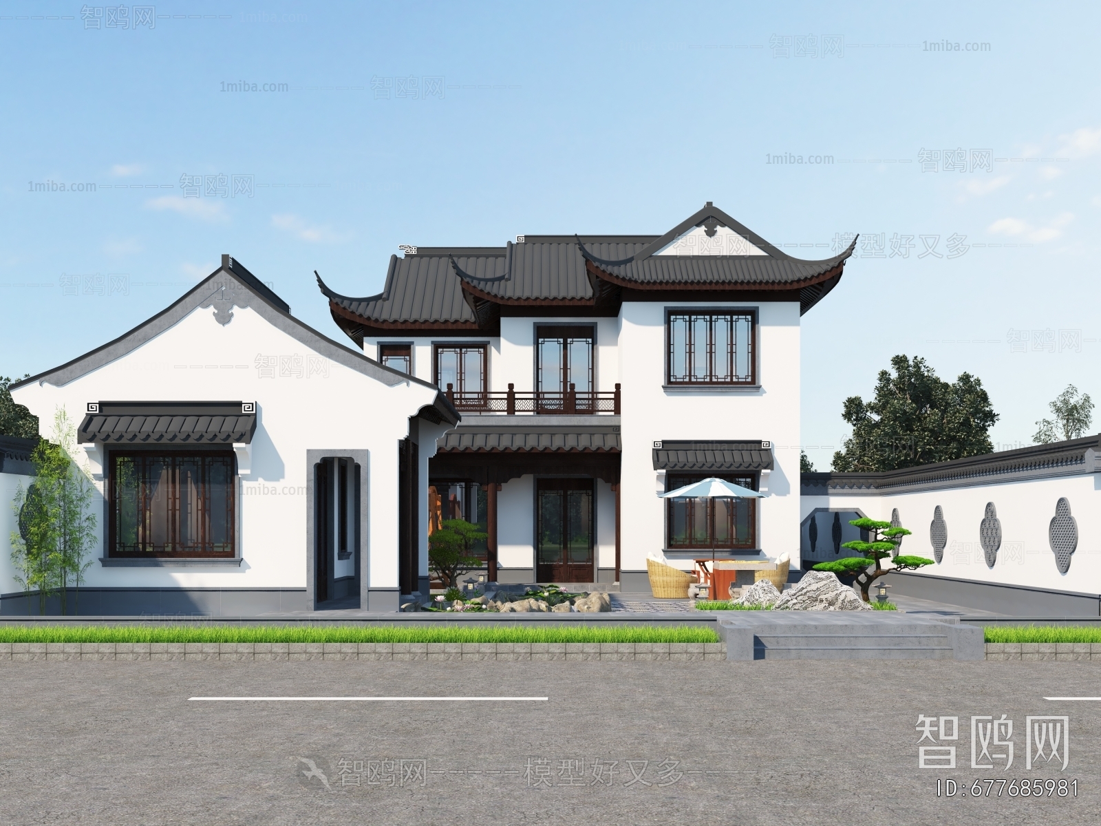 Chinese Style Residential Building