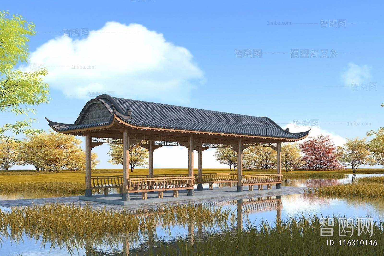 Chinese Style Gallery Frame