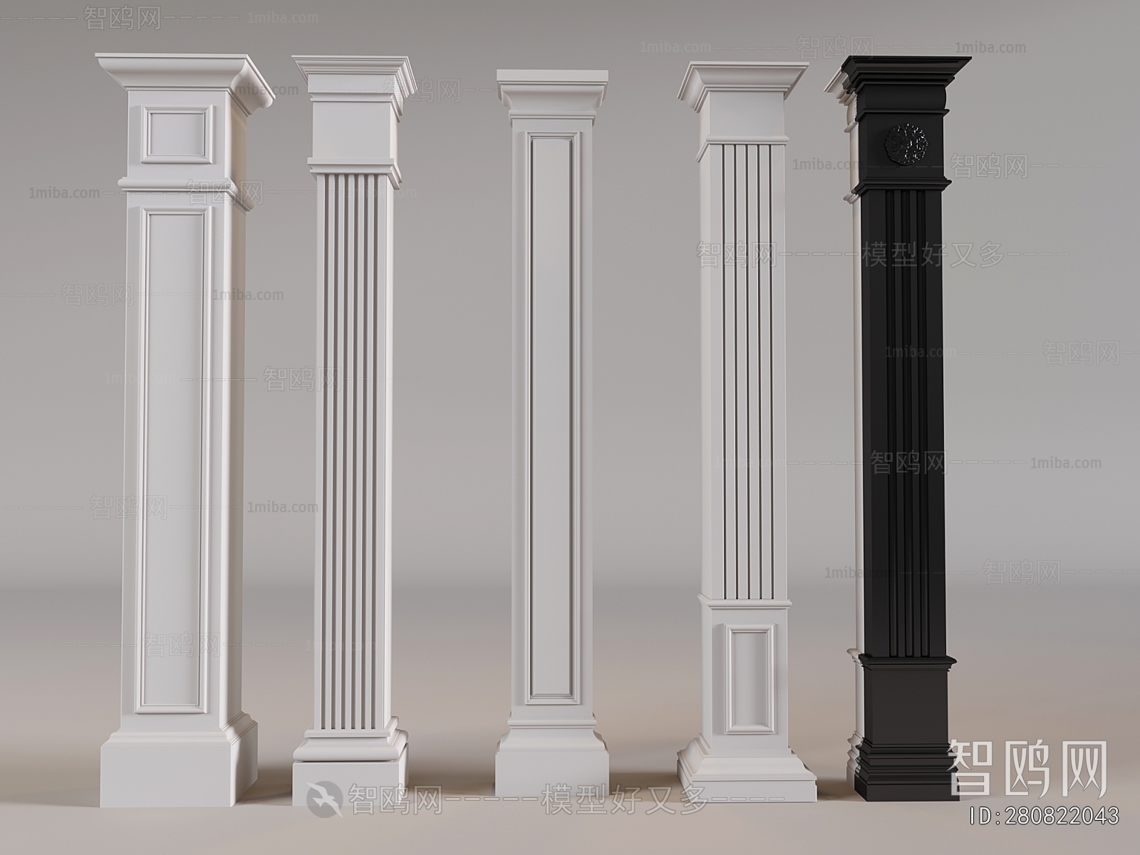 European Style Roman Pillar