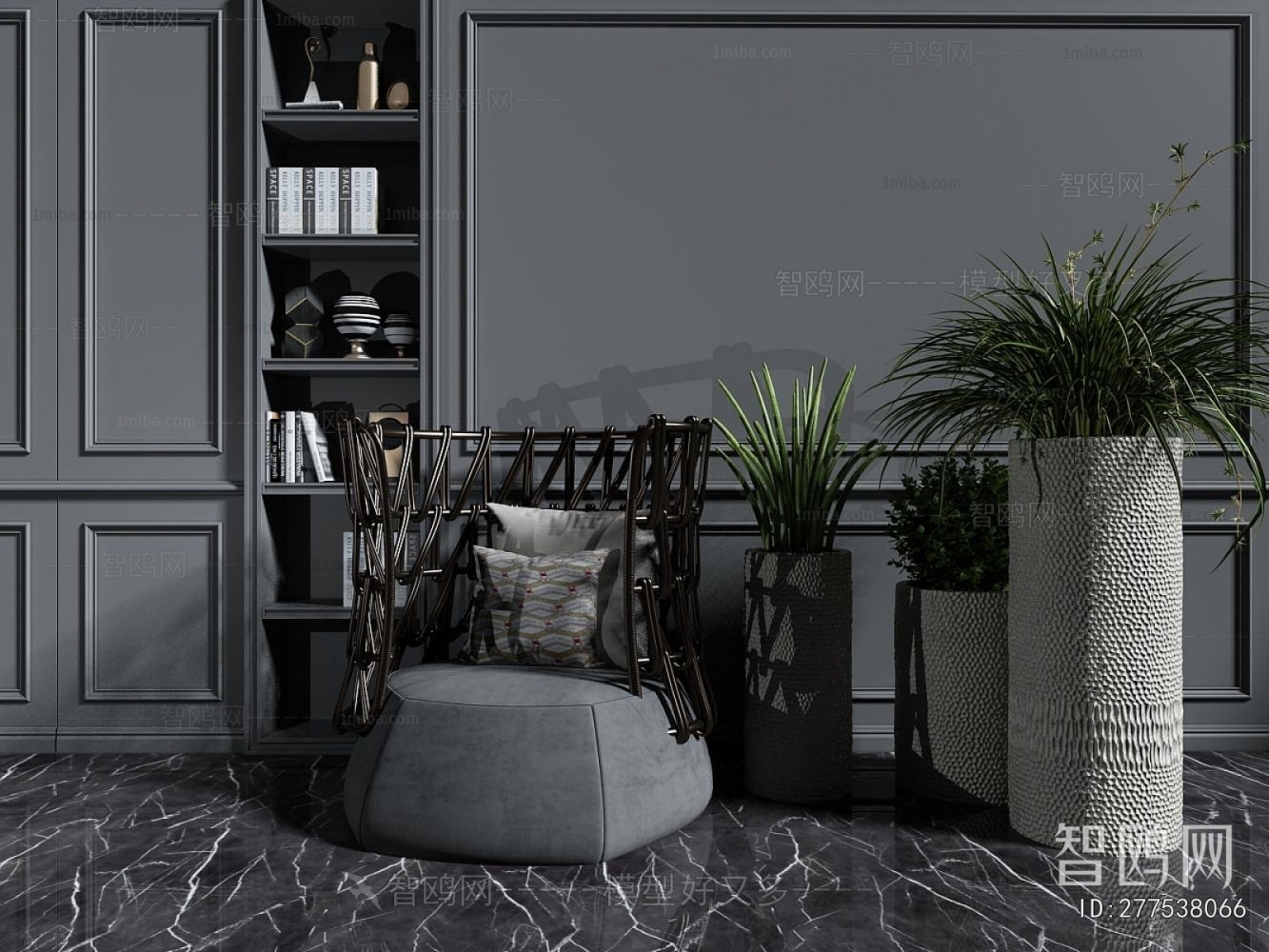 New Chinese Style Lounge Chair