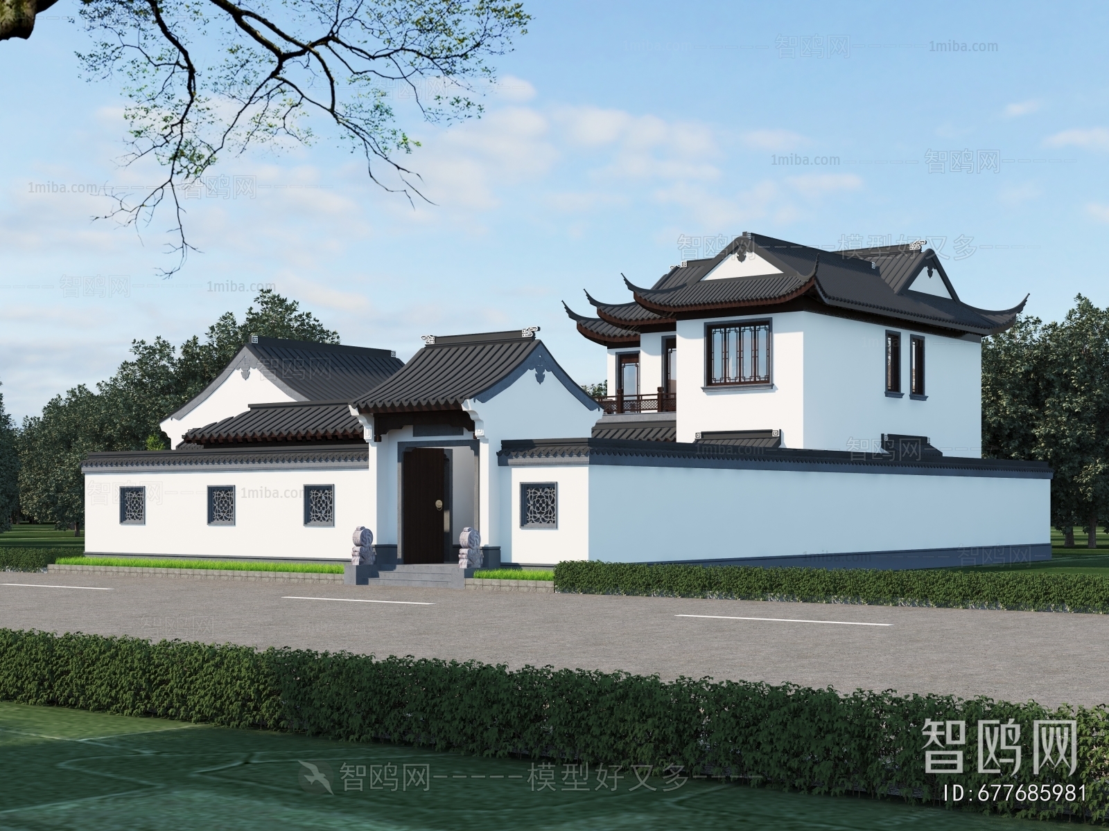 Chinese Style Residential Building