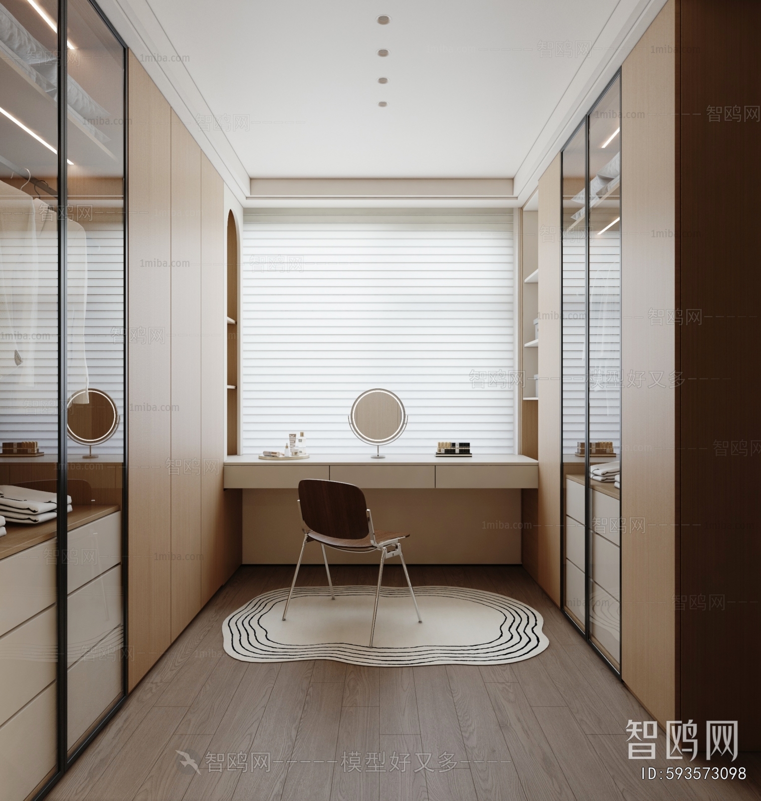 Modern Clothes Storage Area