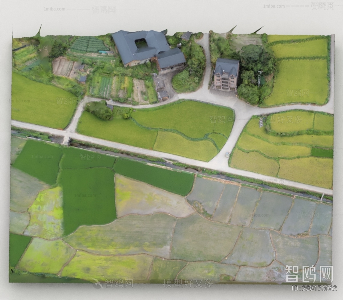 Modern Architectural Bird's-eye View Planning