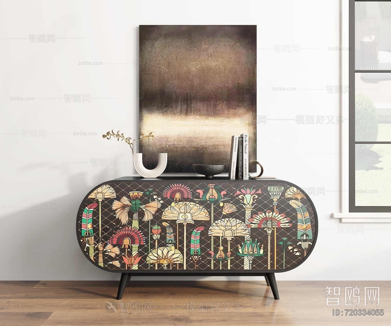 French Style Entrance Cabinet