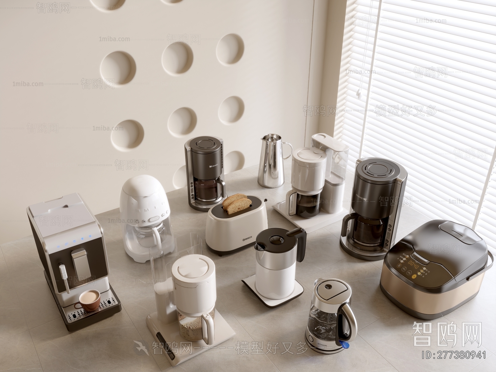 Modern Electric Kitchen Appliances