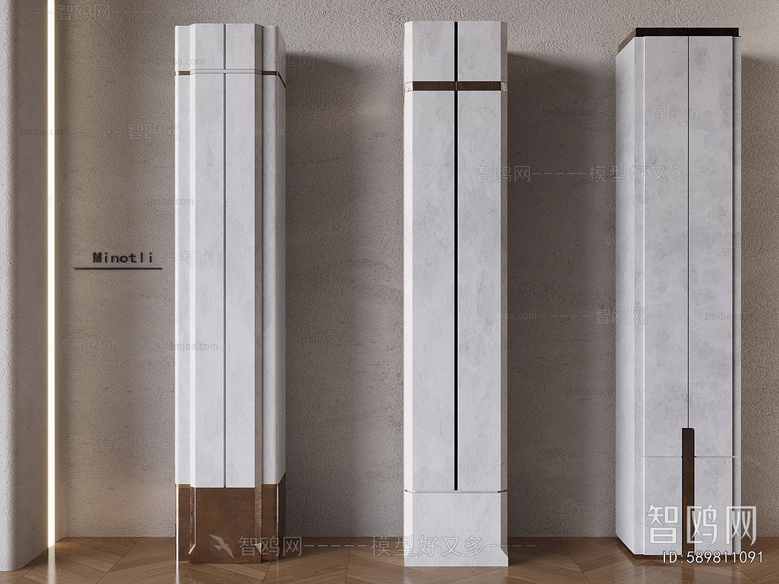 New Chinese Style Column