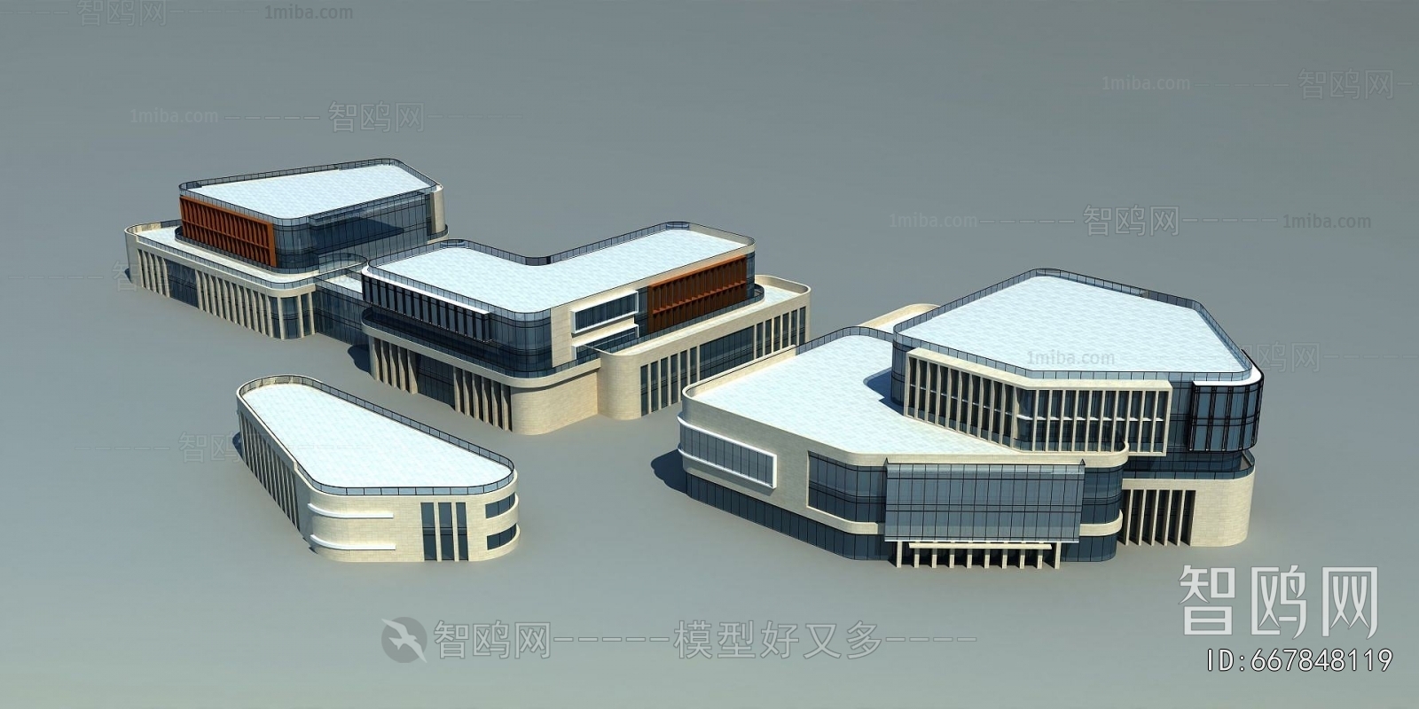 Modern Appearance Of Commercial Building