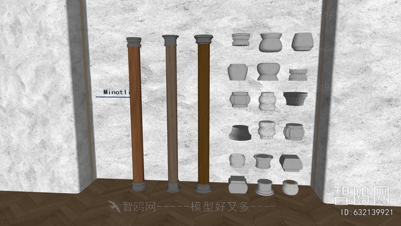 Chinese Style Column