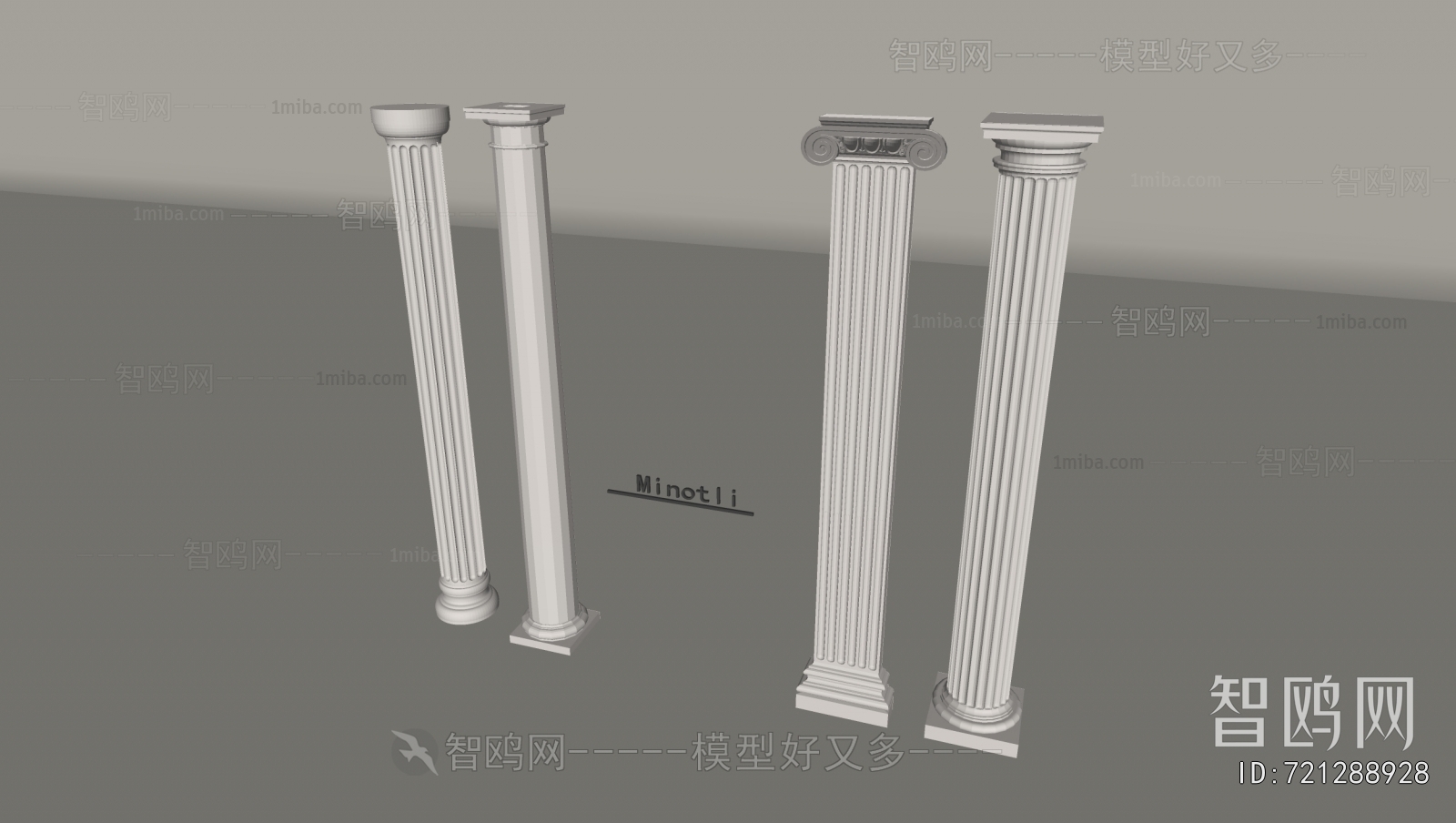European Style Roman Pillar