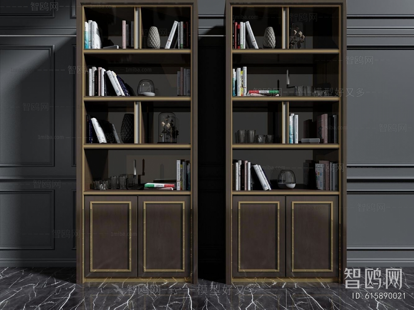 New Chinese Style Bookcase